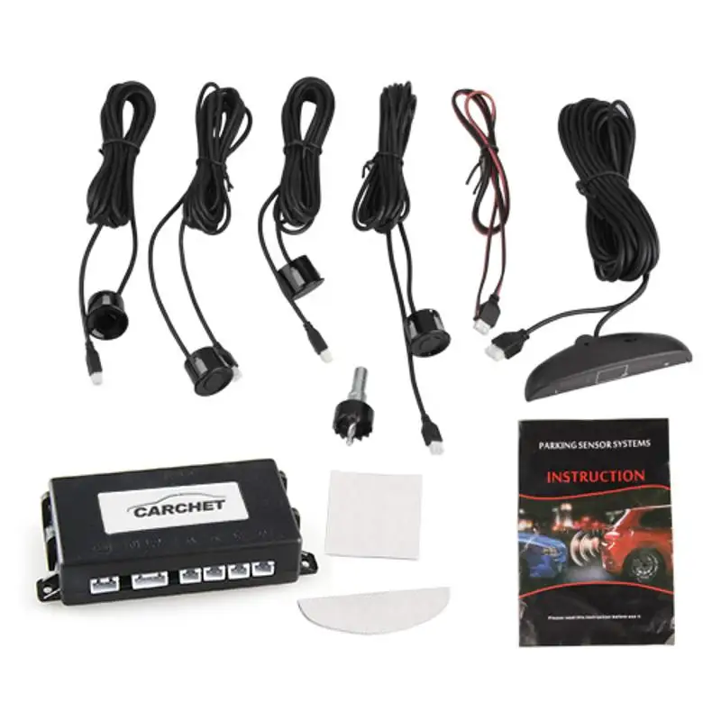 CARCHET Car Auto Parktronic комплект светодиодных датчиков парковки дисплей 4 датчика для