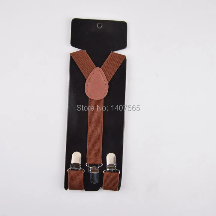 Модные Цветные подтяжки для детей/мальчиков/детей регулируемые с клипсой и