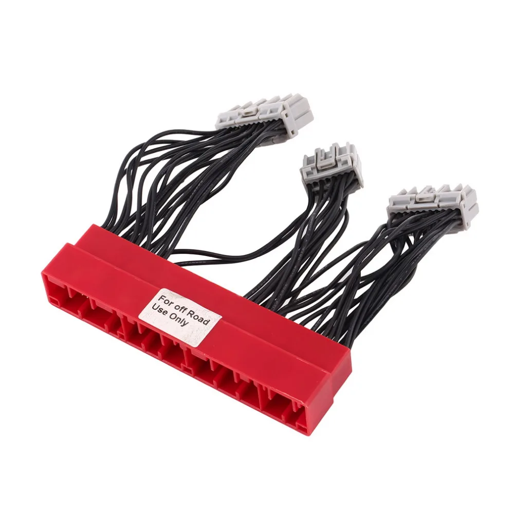 new car vehicle obd2a to obd1 replace ecu jumper conversion wiring wire harness for for hot selling free global shipping