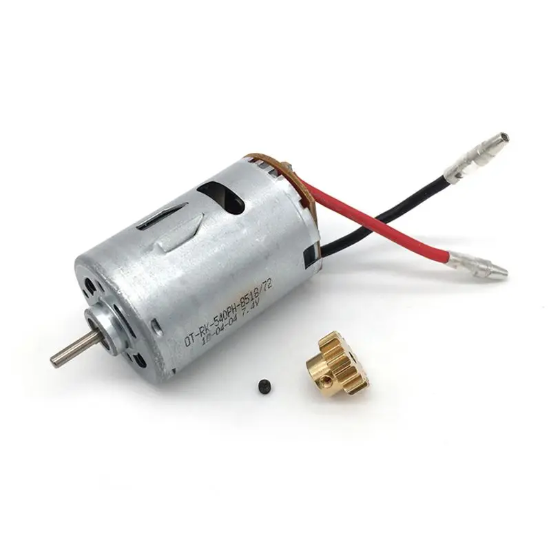 Высококачественный 540 мотор и 17 т мотор-редуктор Набор для Wltoys 12428 12423 1/12 RC автозапчасти