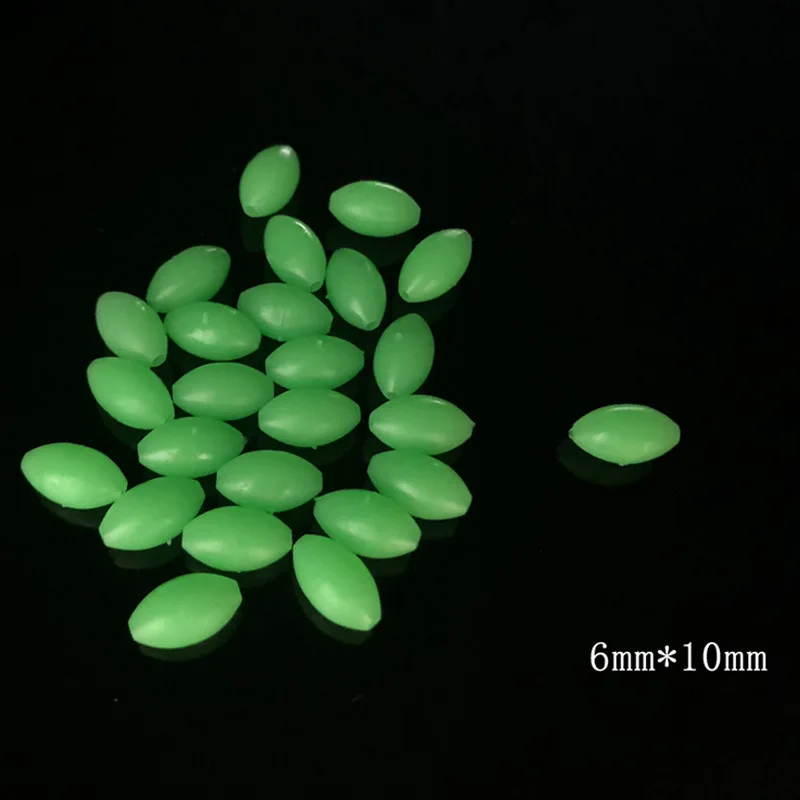 200 шт. зеленая искусственная приманка для морской рыбалки 6*10 мм 6*6 рыболовные