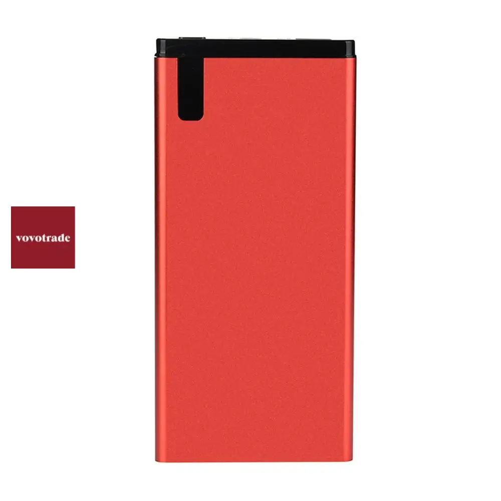 Ультратонкое портативное Внешнее зарядное usb устройство для аккумулятора 20000 мАч