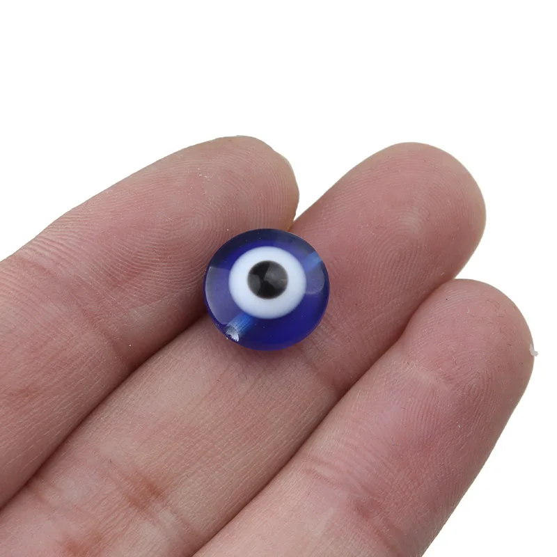 Lucky Eye 50 шт. Цветные Круглый зловещий глаз полимерные бусины разделители для