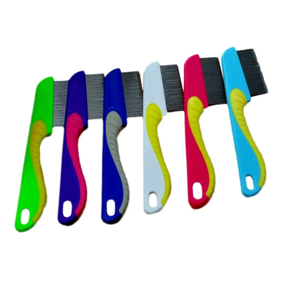 Fashion Lice Flea Removal Comb Pet Cleaning Supplies Dog Grooming Cat Fine toothed Combs Brush| |