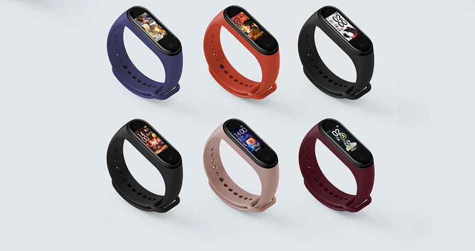 In Stock Xiaomi Mi Band 4 Smart Wristband Fitness Heart Rate Bracelet Music AI bracelet Bluetooth 5.0 AMOLED Color Touch Screen