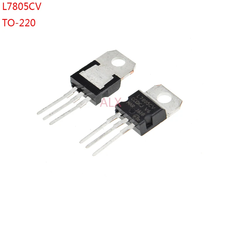 10 шт. L7805CT L7805 7805 LM7805 TO 220 Регулятор напряжения 5 В Трехконтактный регулятор|volt