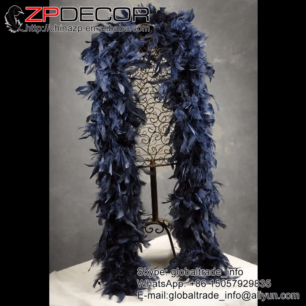 ZPDECOR 80 г 2 ярдов/партия пушистая ручная работа окрашенная темно синяя Турецкая