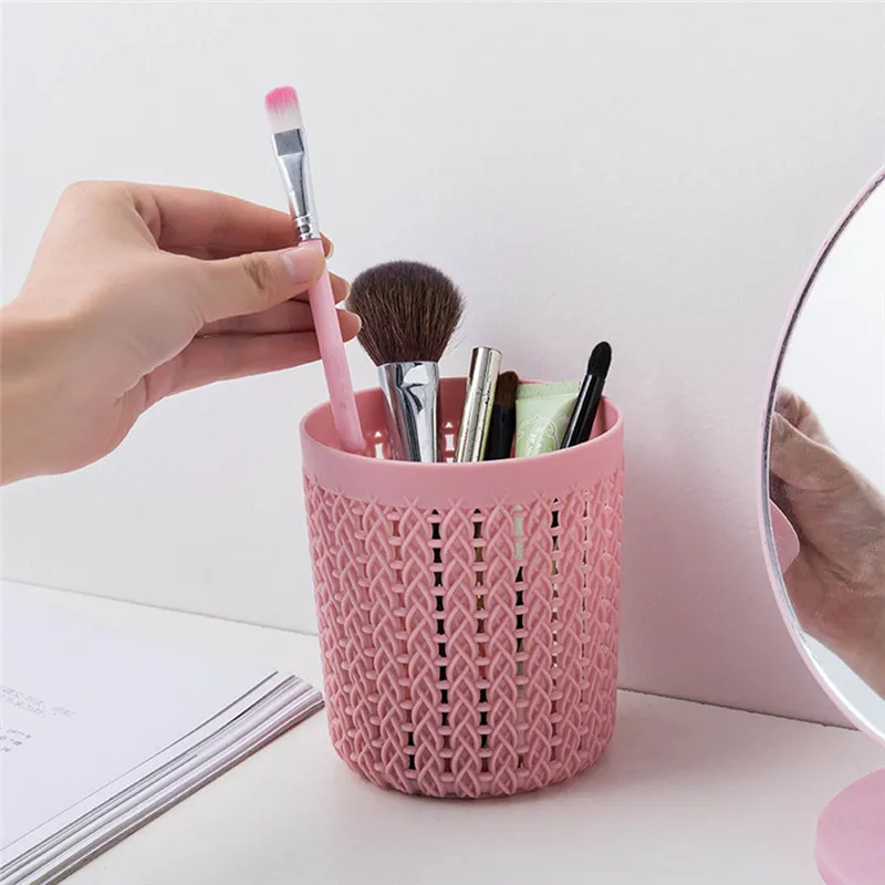 1PC Cylinder Hollow Cosmetic Brush Box Holder Storage Empty Bag Brushes Organizer Make Up Tools | Дом и сад