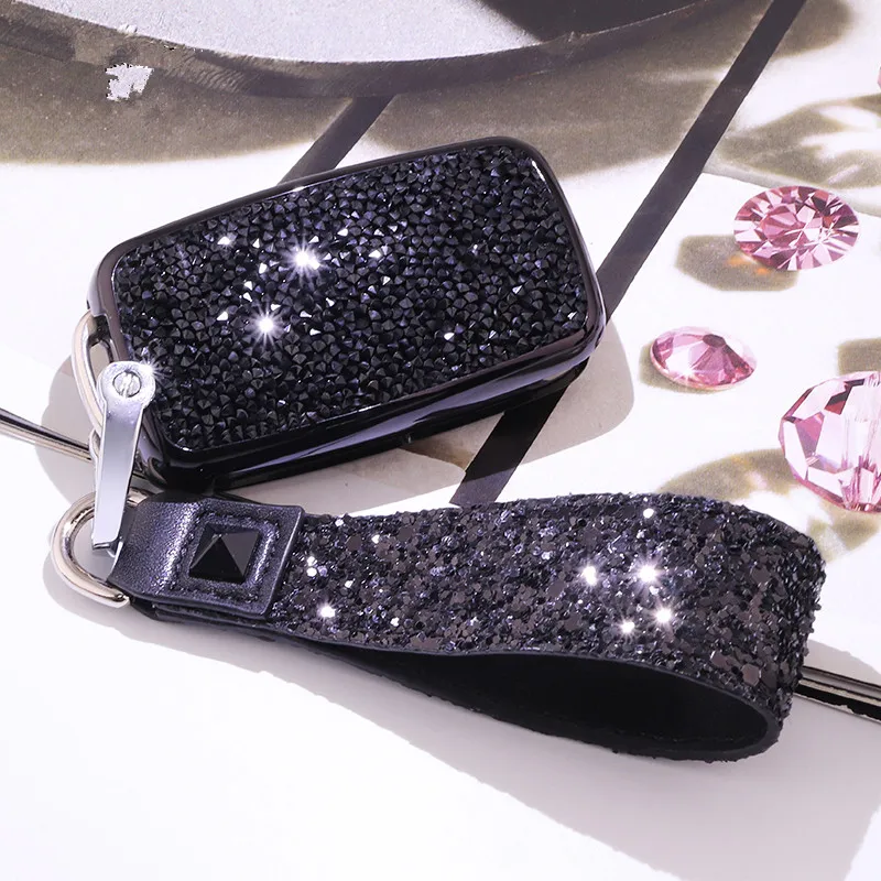 2020 Роскошный чехол для автомобильных ключей с кристаллами и бриллиантами VW Golf Bora