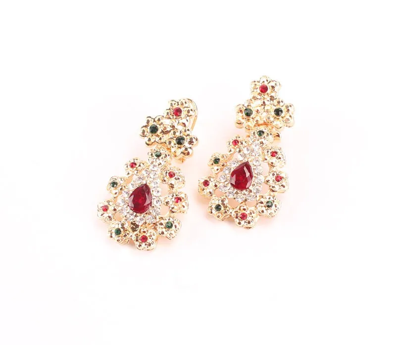 Изысканные свадебные аксессуары африканские бусы ювелирные наборы красный