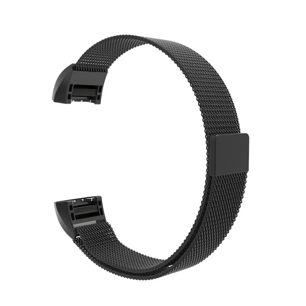 SENBONO Миланская петля Сменный ремень из нержавеющей стали для Fitbit Charge 2 смарт-браслет на запястье