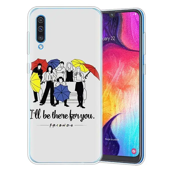 Друзей ТВ двери силиконовый чехол для samsung Galaxy A71 A51 A90 5G A50 A70 A40 A20e A10 A30 A80 A6 A8 плюс A7 A9 силиконовый чехол - Цвет: 05