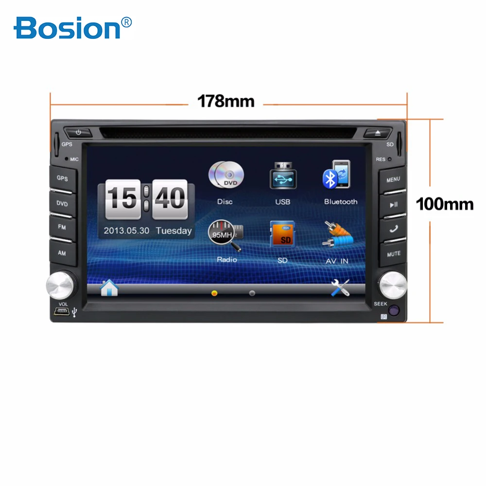 2018 Новый 6 2 &quotСенсорный Экран Авто DVD din плеер gps навигации Карта памяти SD Bluetooth FM