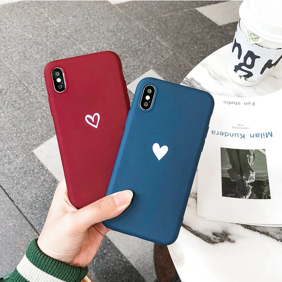 Love Heart Matte Soft TPU Silicone Shockproof Phone Case Cover For Meizu M3 M5 M5s M6 Note 9 Note9 A5 15 16 Plus Funda Coque |