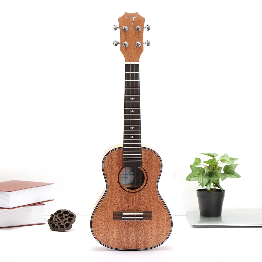 TOM 23 дюймов Гавайские гитары укулеле красное дерево палисандр 4 струны Гавайская