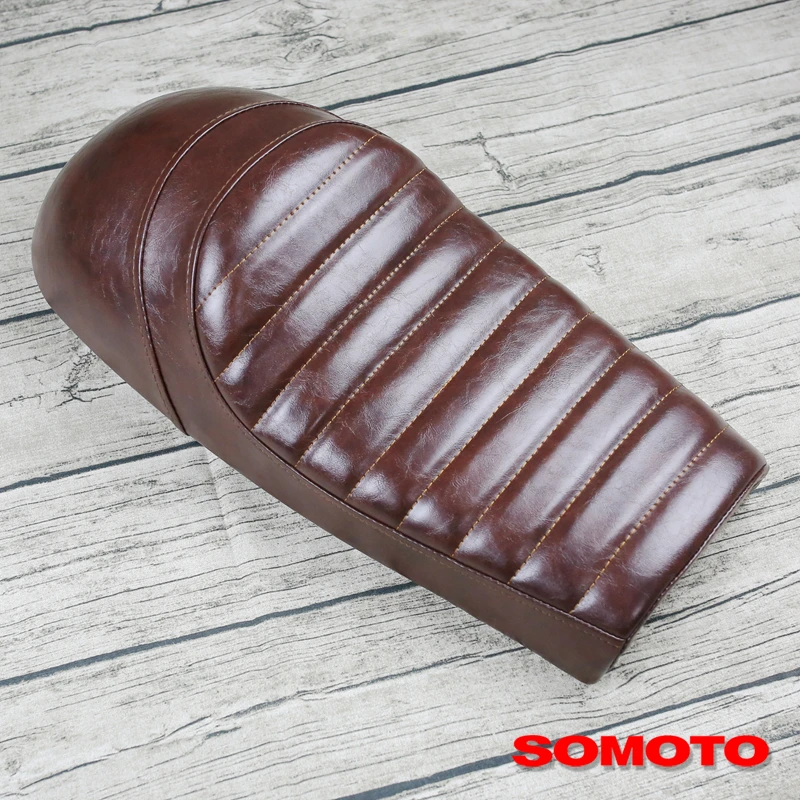 

53cm CG125 CG250 CB125 Vintage Retro Classic Motorcycle Custom Caterpillar Handmade Hump Seat Motorbike Cafe Racer Cushion