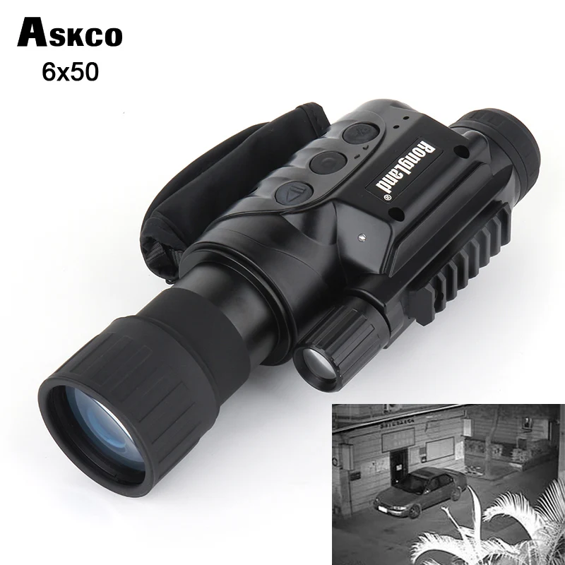 

ZIYOUHU Monocular Night Vision Device 6X50 Digital Telescope Image Video Records Infrared Camera Hunting Scope For Day & Dark