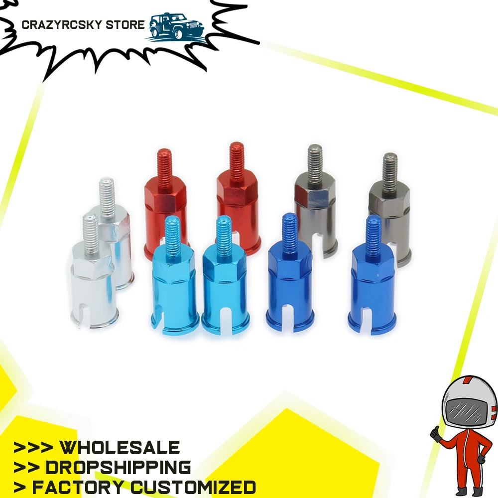 

Комплект осей из сплава алюминия, 2 шт., для 1/18 Revel 24540 Scorch Hobbico Dromida Bx/Mt/Sc4.18, тележка с коротким ходом, монстр-Трак, багги