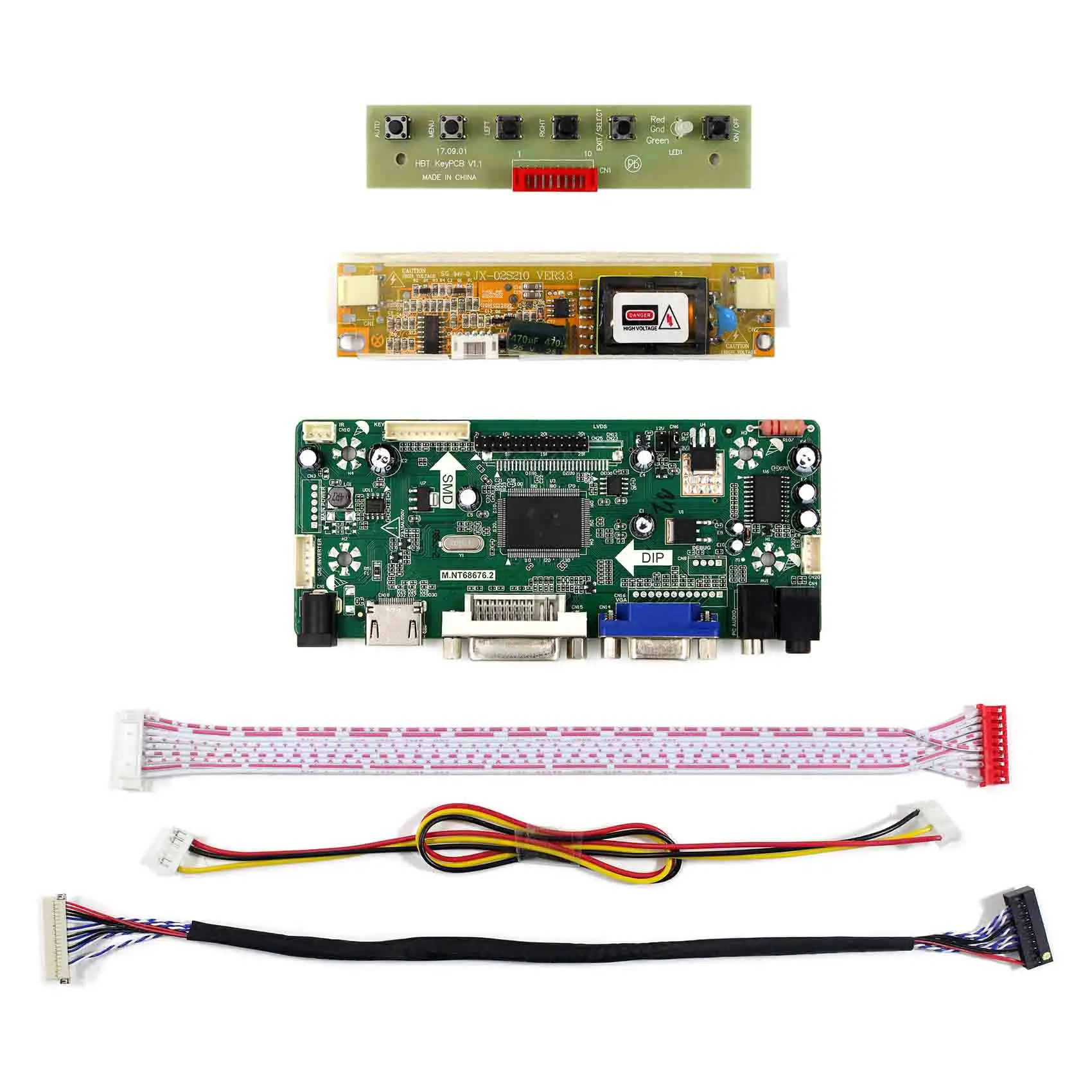 Плата ЖК-контроллера H DMI + VGA DVI AUDIO для ЖК-экрана 13 3 дюймов 1024x768 L5F30515P00 AG133ZJ