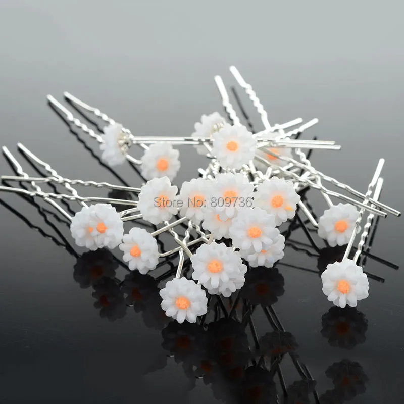 Свадебные аксессуары для волос свадебные невесты жемчужные цветочные зажимы