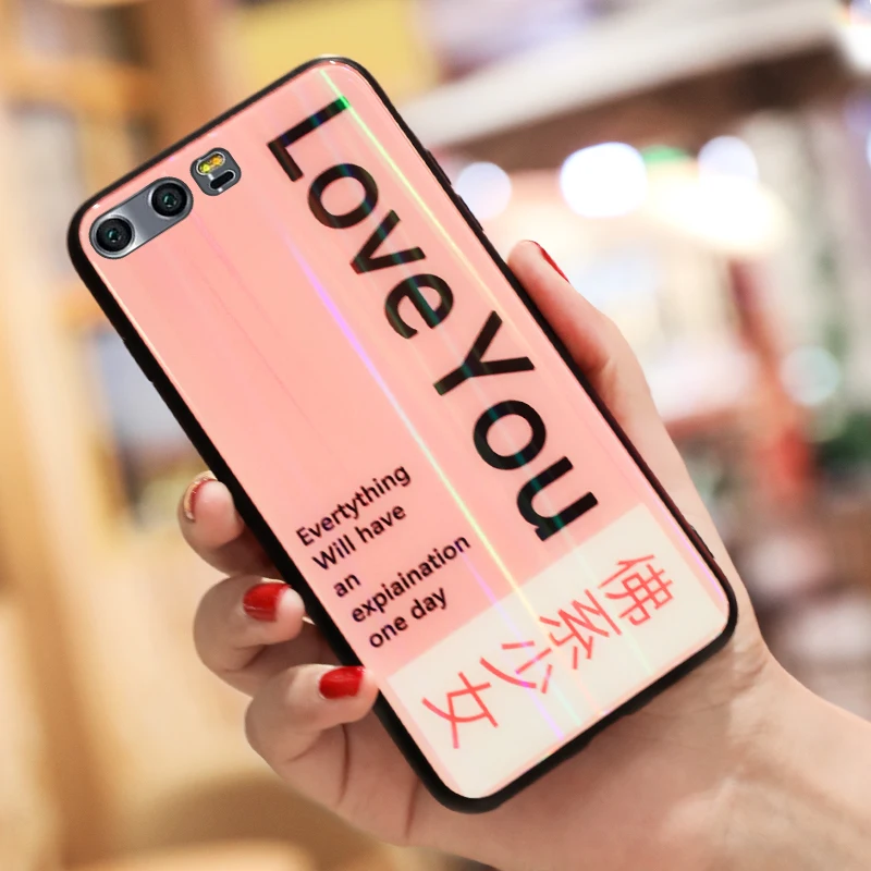 Роскошные закаленное Стекло мягкий силиконовый край чехол для huawei Honor 9 ультра