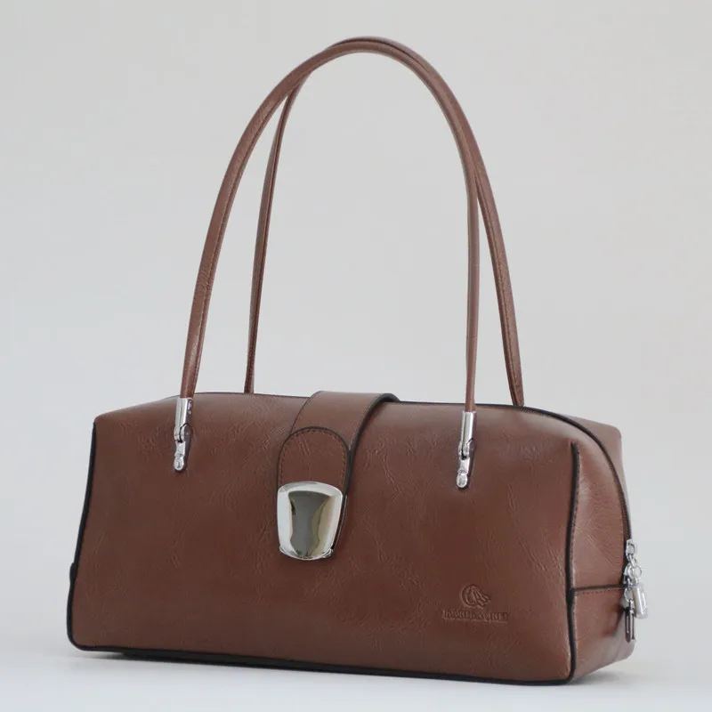 Leather Women Doctor Bag 2020 New Fashion Female Handbags Ladies' Shoulder Brand Simple Tote ~Big Capacity~20B45 |