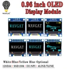 Модуль последовательного белого дисплея OLED IIC 0,96 дюйма 128X64 I2C SSD1306 12864 плата с ЖК-экраном GND VCC SCL SDA 0,96 дюйма для Arduino Black