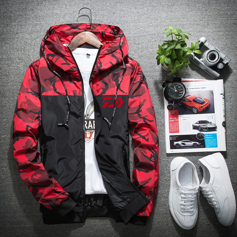 

2020 New Fishing Clothing Quick Dry Fishing Clothes Outdoor Sport Dawa Fishing Shirts Mens Breathable Camouflage Fishing Jackets