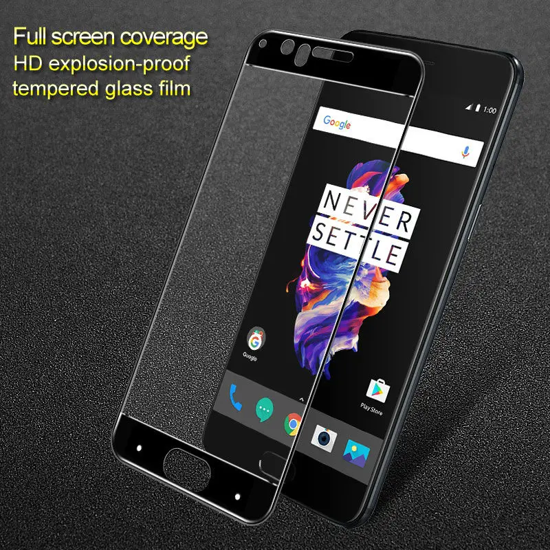 Для Oneplus 5 One Plus Закаленное стекло пленка Imak полное покрытие защита экрана полная