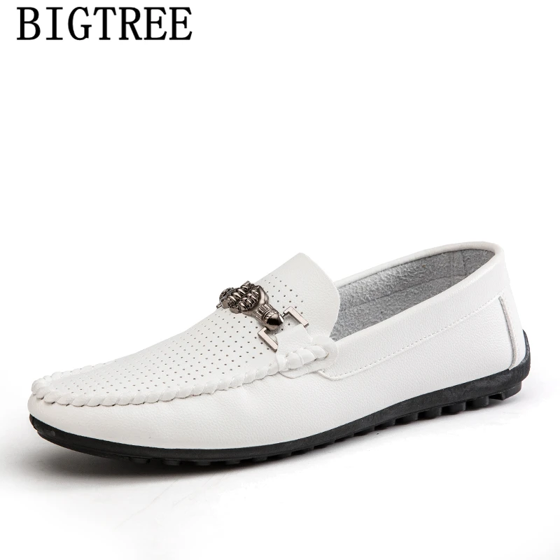 Дышащая обувь Мужская кожаная из натуральной кожи Повседневные Роскошные