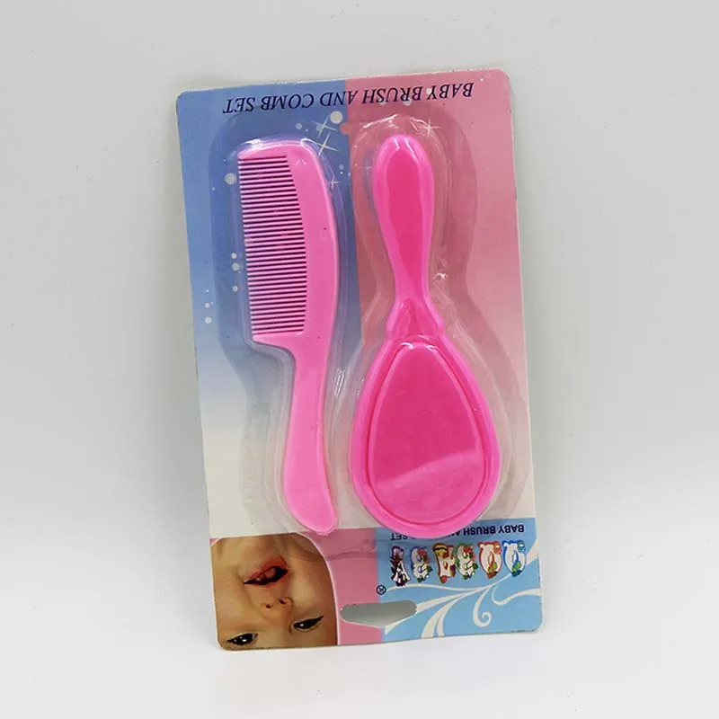 2 шт./компл. новорожденных Детская щетка для волос мягкое младенческое гребень