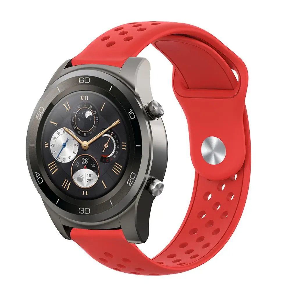 22 мм умные часы с силиконовым ремешком ремешок сменный Браслет для huawei Watch GT/2 Pro/Honor Watch Magic Watch аксессуары
