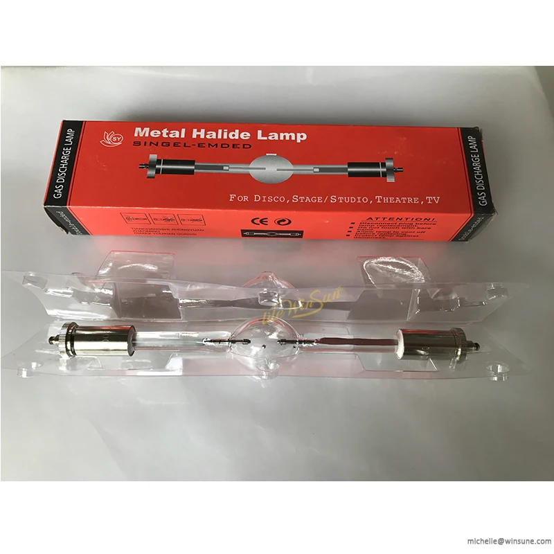 Litewinsune складские продажи HMI1200 1200 Вт длинная дуговая галогенная лампа для