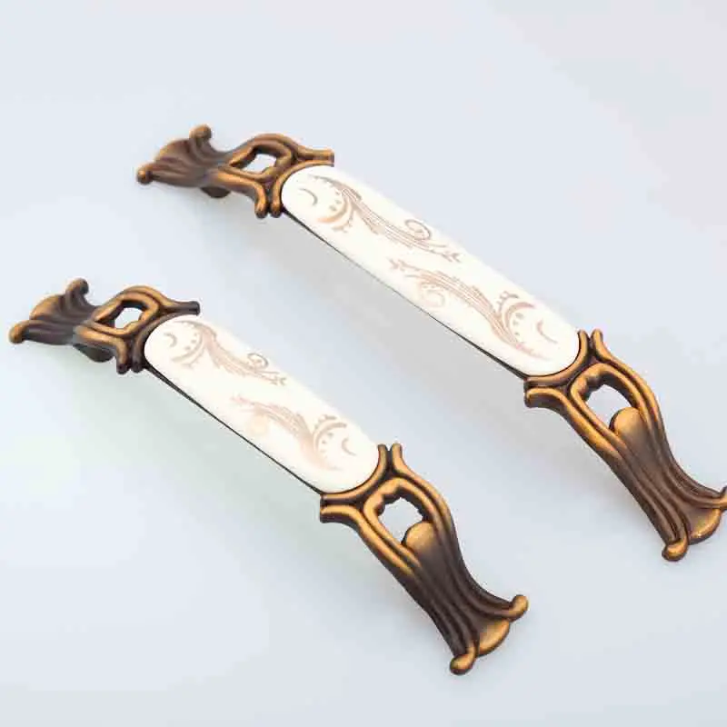 Бронзовая дверная ручка для кухонного шкафа 96 мм 128 | Обустройство дома