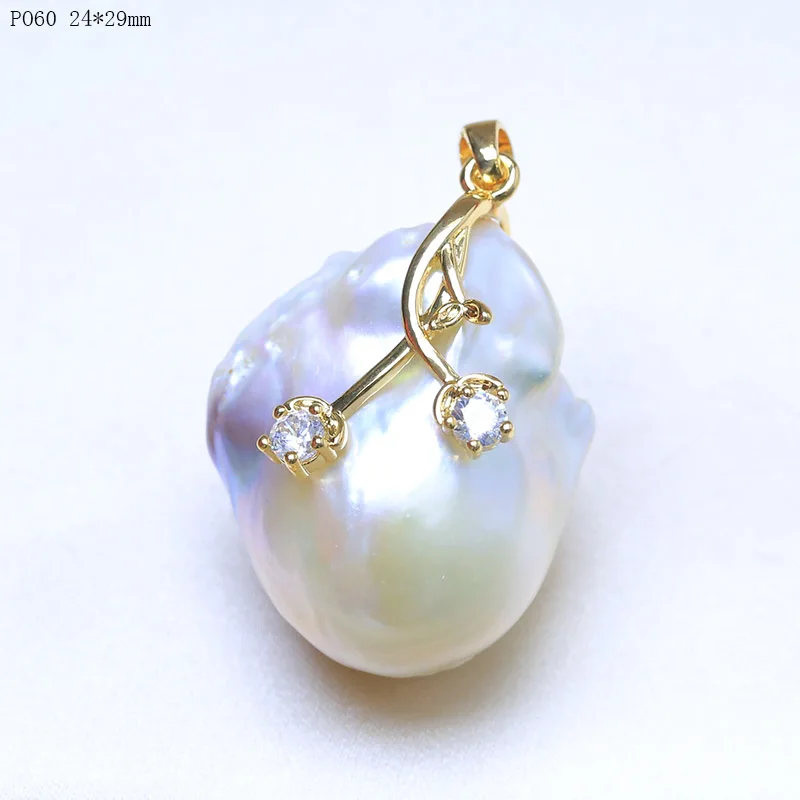 Уникальные Подвески из натурального пресноводного жемчуга в стиле
