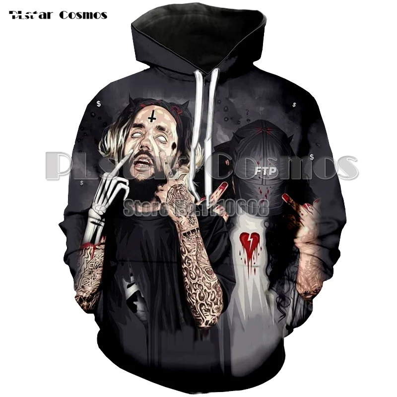 

PLstar Cosmos NEW 3D printed Hoodies Sweatshirts Men Women Funny clothes Pullover coat Brand Tracksuits Suicide Boy Hoodies