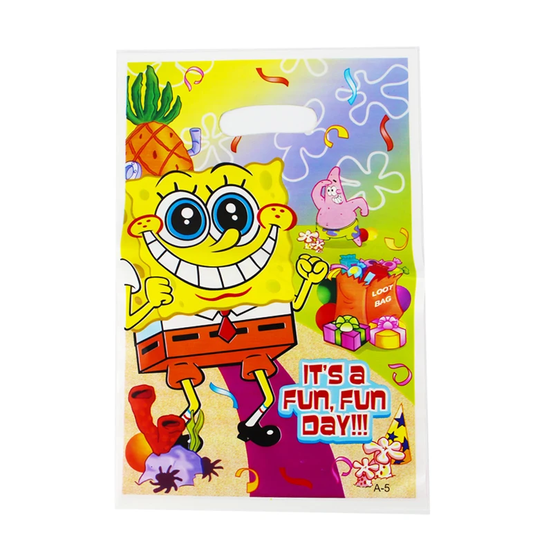 Губка Боб тема для маленьких мальчиков и девочек Happy День рождения украшения