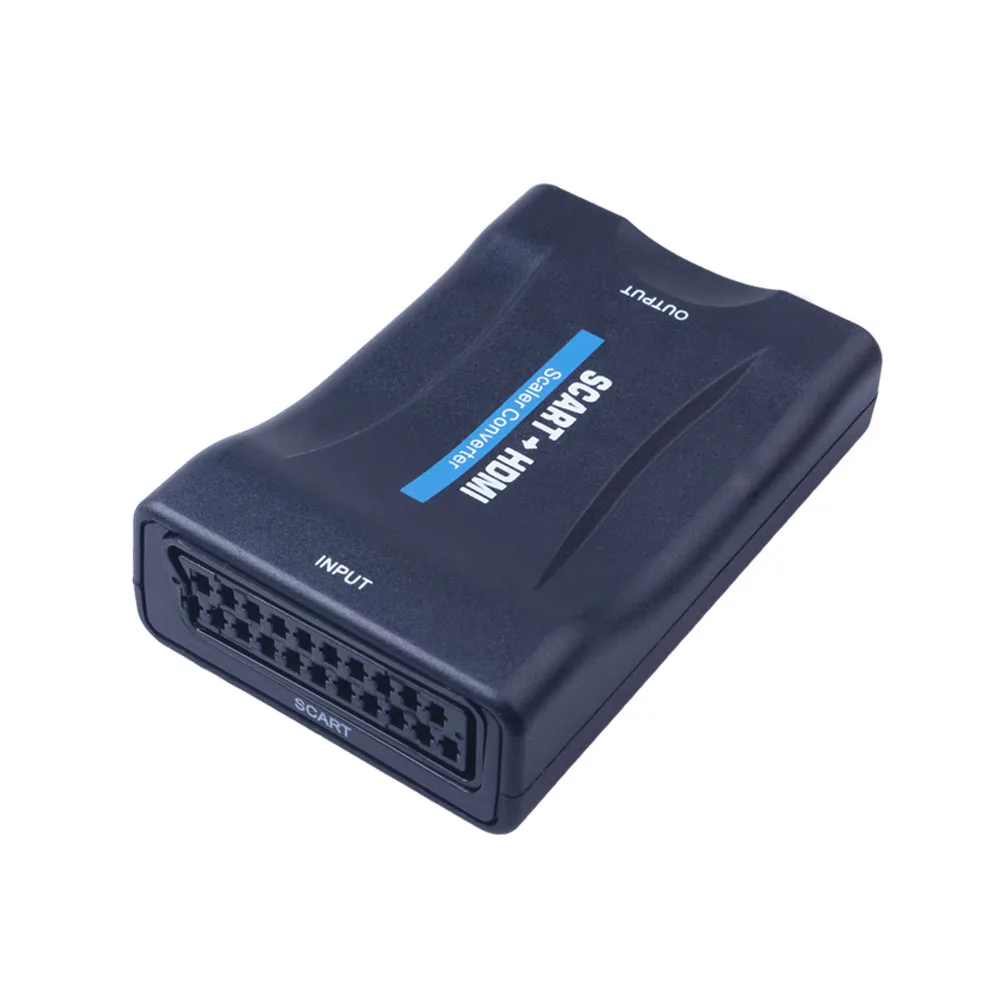 1080P SCART To HDMI конвертер видео аудио высококлассный адаптер для HD TV DVD Sky Box STB Plug and Play