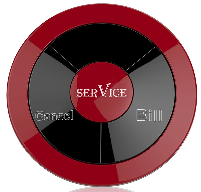 

Service Solution including 3 walkie talkie, 2 push for service transmitters, and 1pcs number display