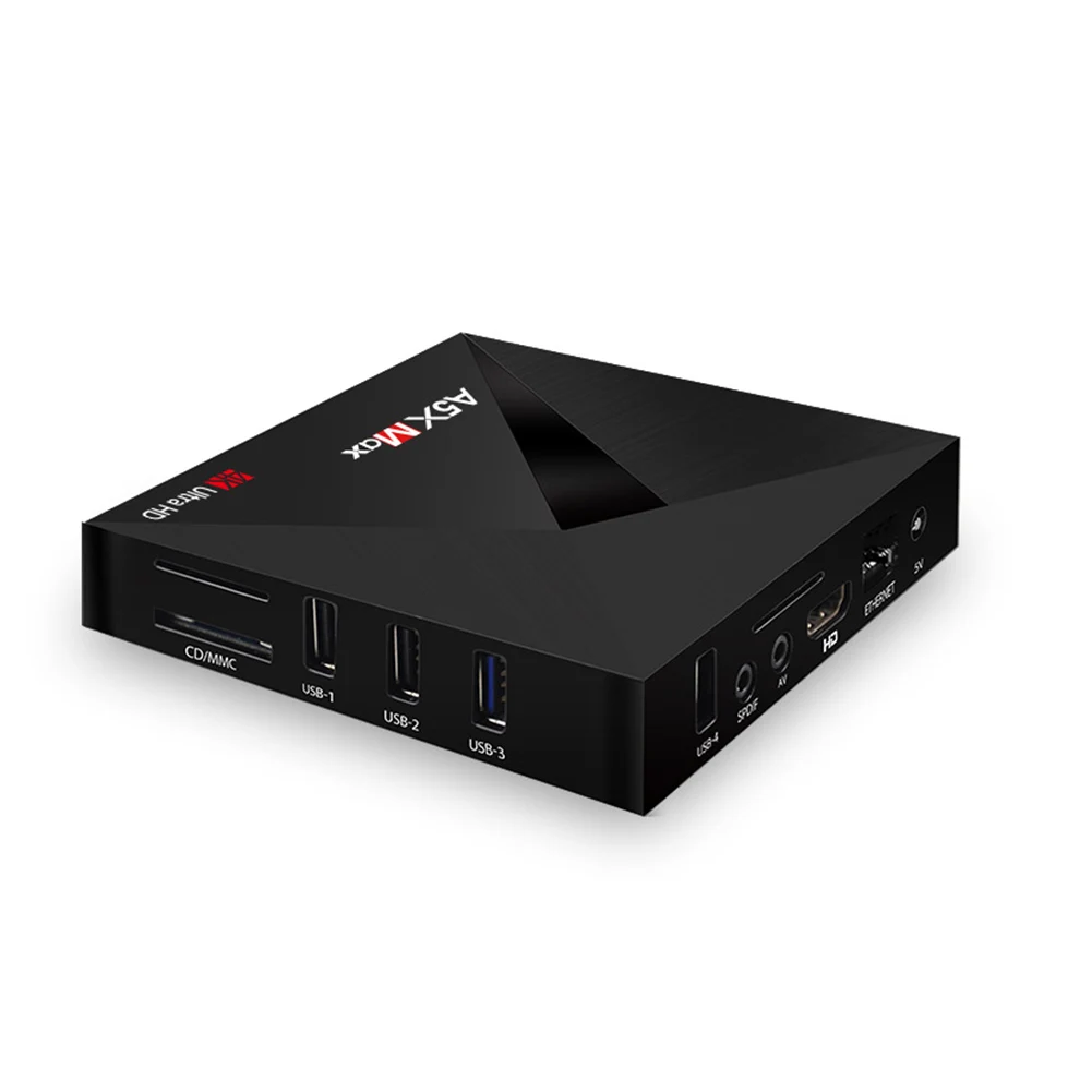 A5X Max Android 8.1 4GB 32GB TV BOX HD BT4.0 Mini Receivers WIFI RK3328 Set Top Box |