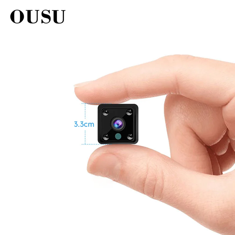 OUSU Невидимая камера IP wifi мини CCTV 1080P инфракрасное слежение camaras onvif Домашняя