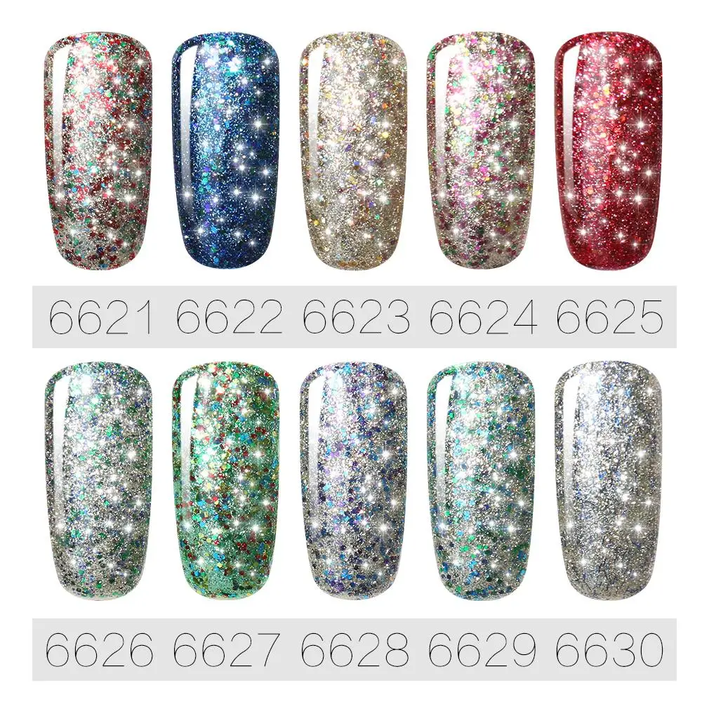 FairyGlo 15 мл Блестящий штамповочный лак для ногтей белая бутылка Гель штамповка