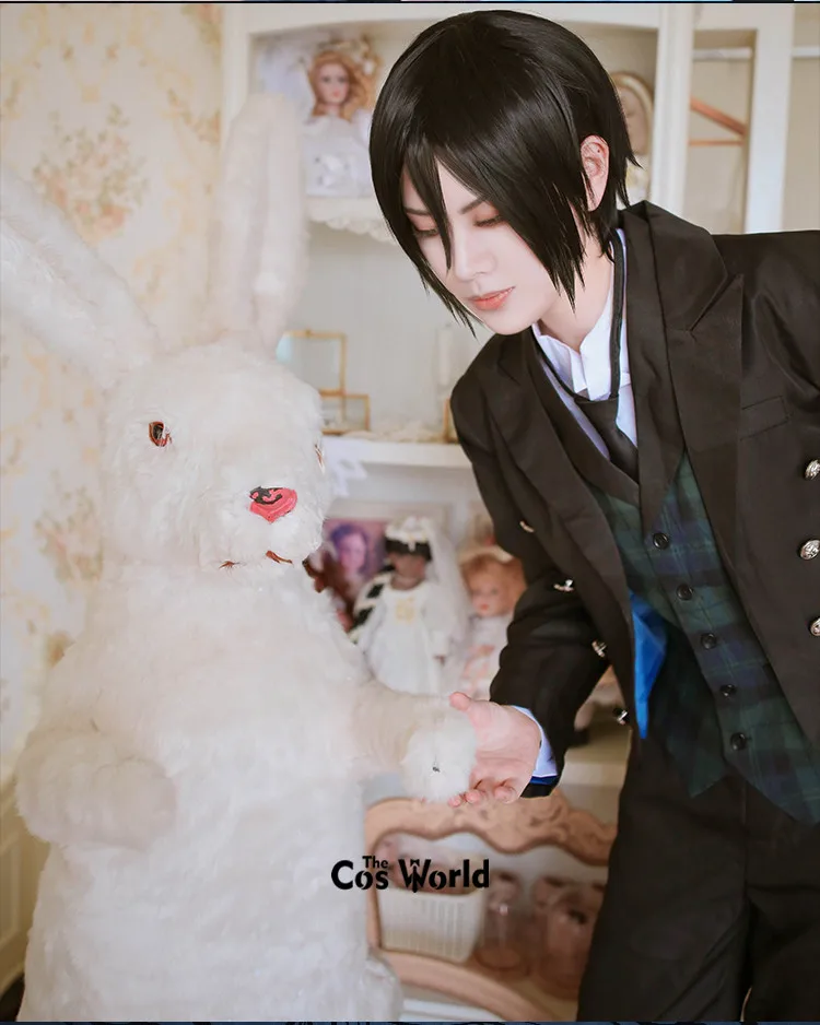 Костюм для косплея черного Батлера курошишсудзи Себастьян из поп ап магазина