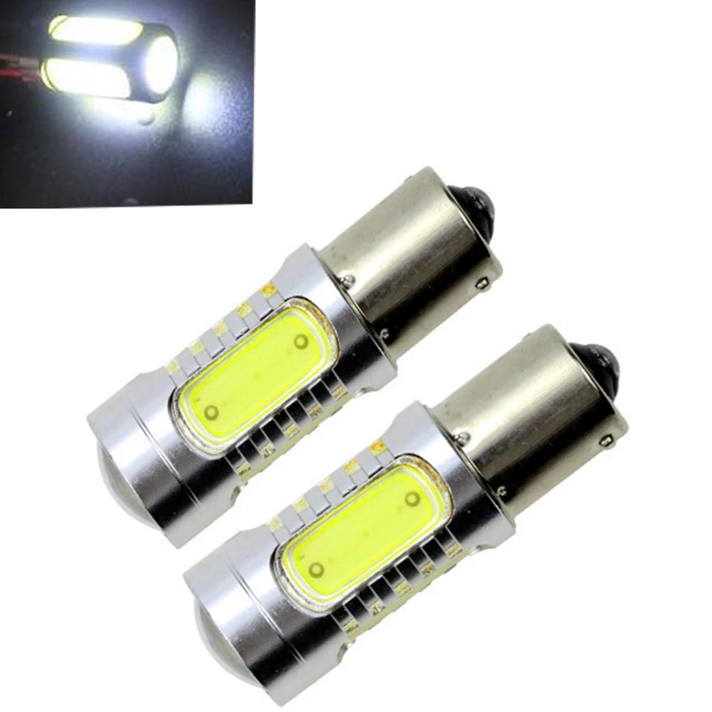 

YSY 20 шт. BA15S 7,5 Вт Высокая мощность S25 P21W 1156 COB светодиодный льная Светодиодная лампа 12 В Ксеноновые лампы для задних стоп-сигналов, противотуманных поворотников, белые, красные, янтарные
