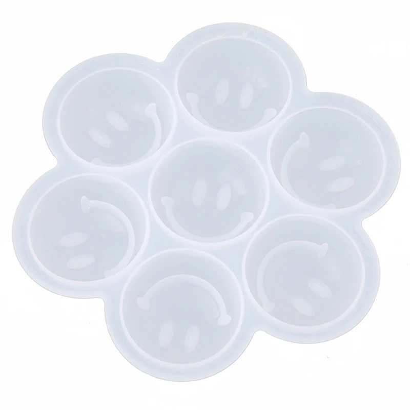1PC DIY 2020 New Lovely 3D Smile Face Silicone Ice Cube Round Ball Mould Molds Tray Sphere Party Bar | Дом и сад