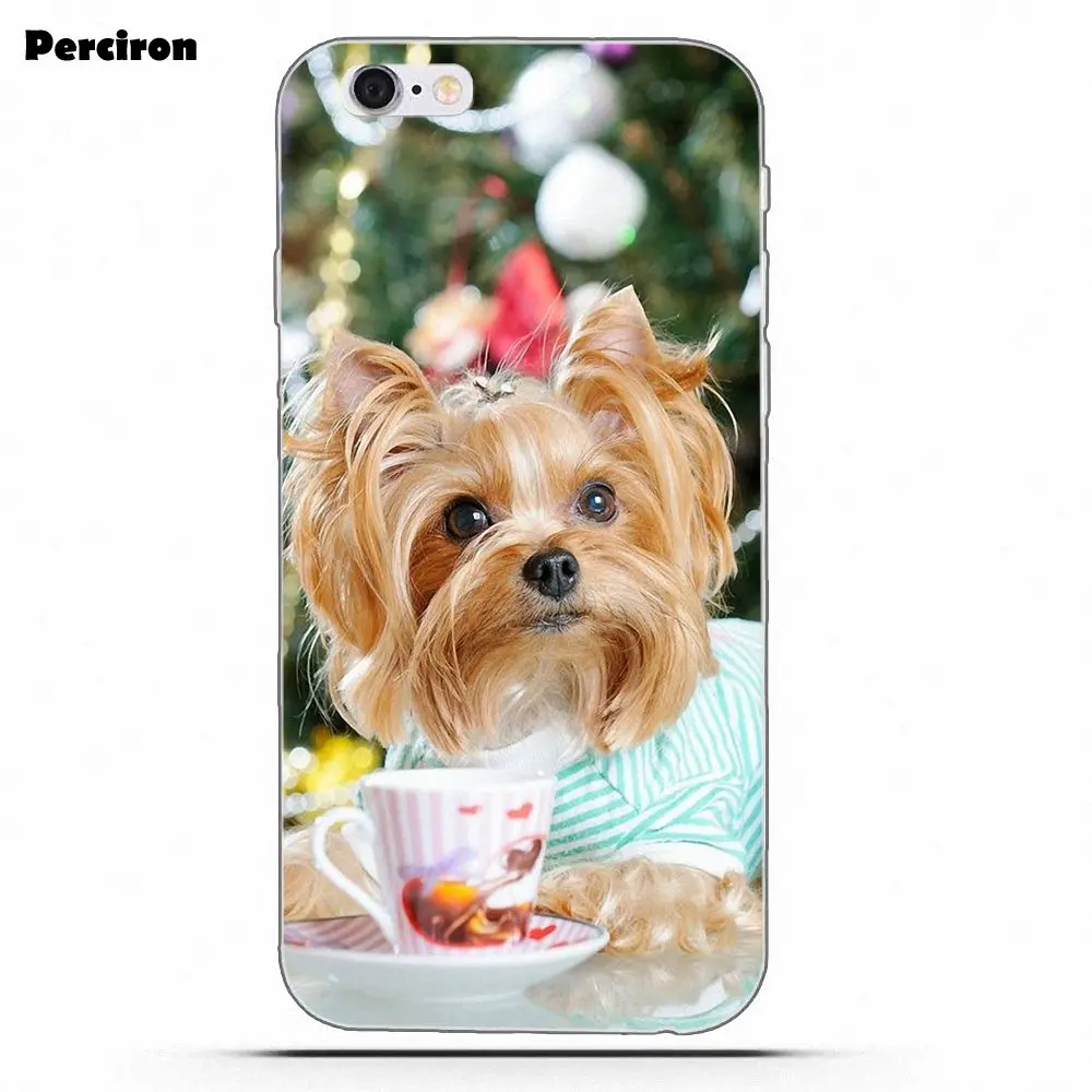 Perciron йоркширского терьера собака, щенок, домашние животные для Galaxy Alpha Core Note 2 3 4 S2 A10 A20 A20E A30 A40 A50 A60 A70 M10 M20 M30