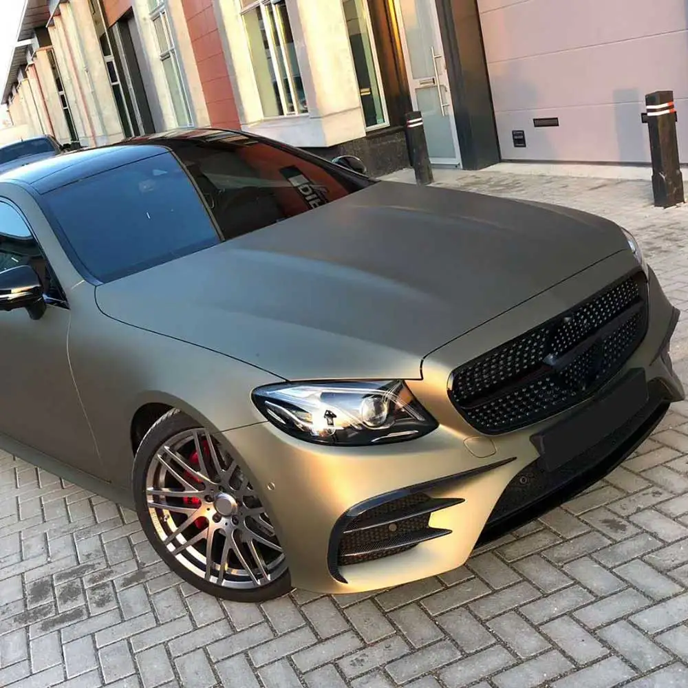 Для Mercedes-Benz E Class W213 E250 E300 E400 Sport Sedan Coupe 2017 2018 2019 передний бампер крыло отделка