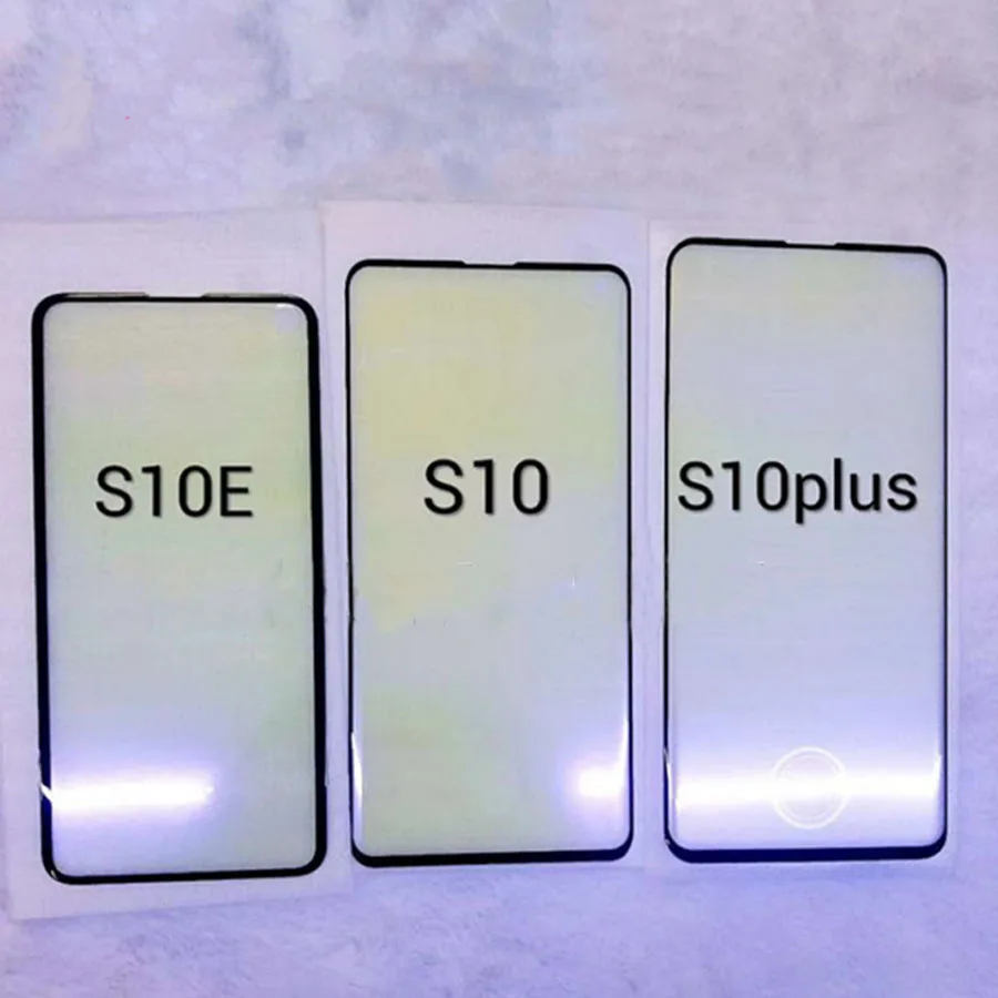 Для samsung S8 Plus, S9 Plus, s10 Plus, Lite, Note 8, 9, анти-УФ, фиолетовый, синий, светильник, отпечаток пальца, закаленное стекло, защита экрана