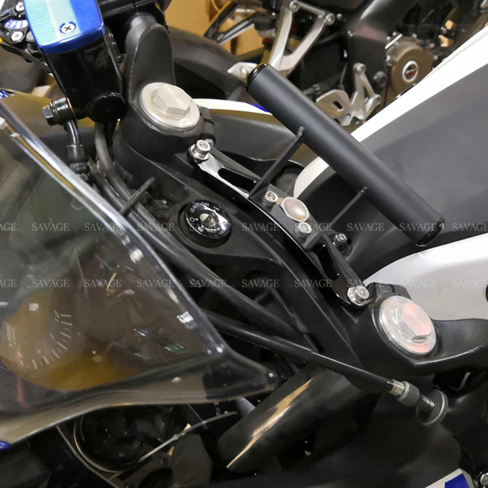 Удлинительные рычаги на руль для YAMAHA YZF R25 R-25 YZF R3 Мотоциклетные аксессуары навигационный кронштейн