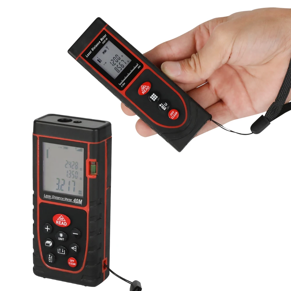 

2018 40 м красный красивый высокоточный лазерный дальномер Быстрый лазерный дальномер линейка лазерный дальномер
